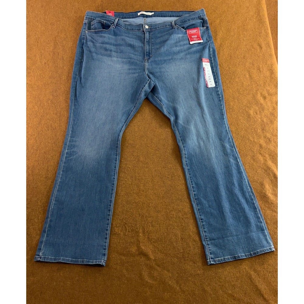 Levi Strauss Signature Womens 28L Blue Mid-Rise Bootcut Jeans NWT